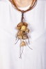 SILKY BOUQUET (Brown) - Handmade Necklace